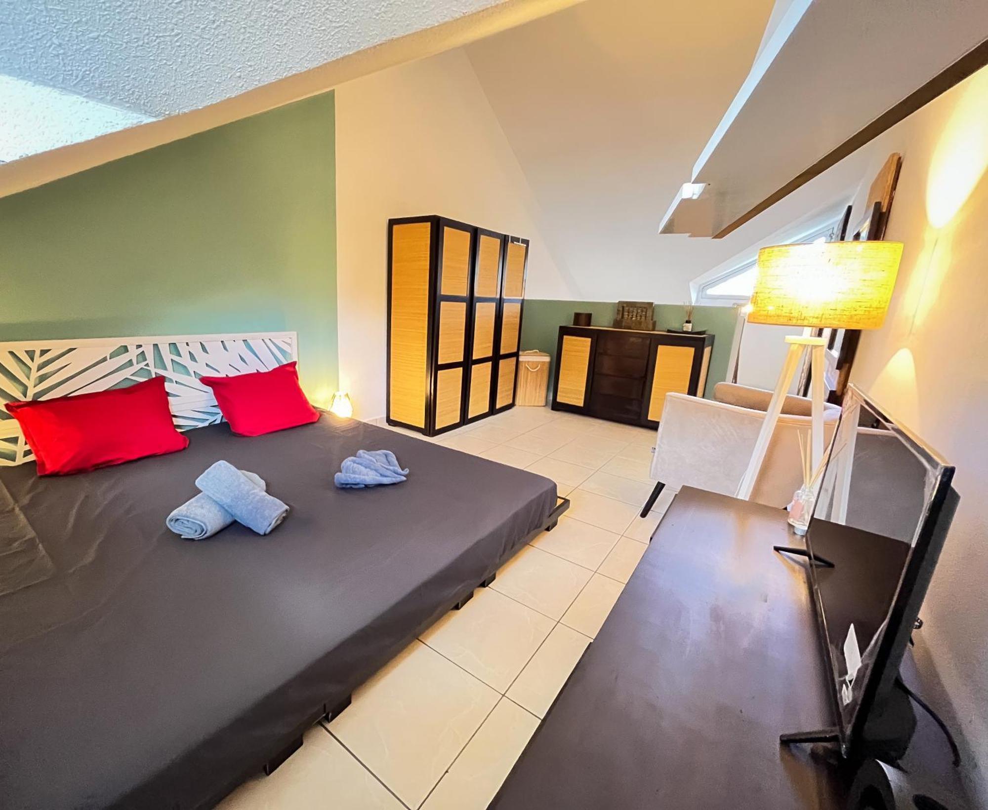 Charmant Studio Mezzanine - Caraibes Zen - Gosier - Proche De La Mer Le Gosier  Exteriör bild